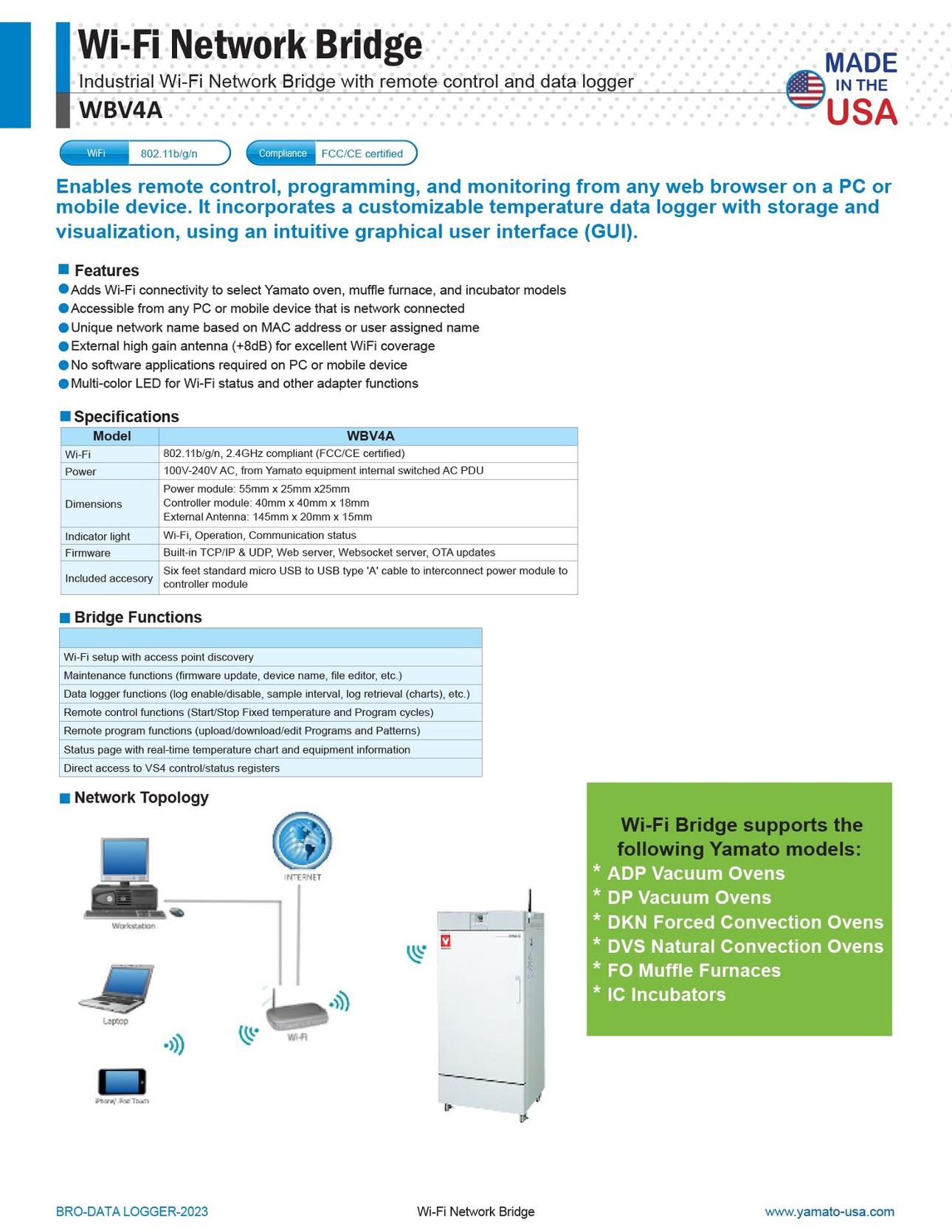 Ideal Vacuum  Yamato DP43C Large Capacity Vacuum Drying Oven, 91 liter  Internal Capacity, Max Temp of 200 °C, Max Pressure of 1 Torr, DP-43C,  DP43C, 220VAC Programmable